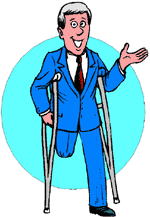 Crippled Politician!